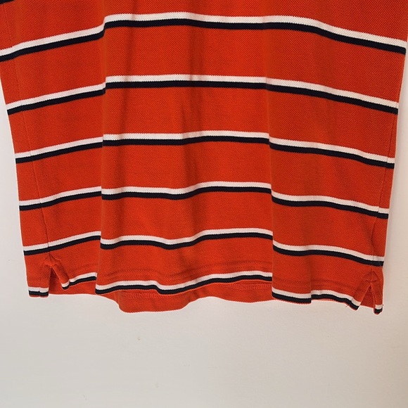 Chaps orange striped polo shirt - small - Picture 5 of 7